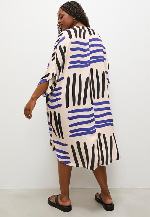 Superbalist - Short sleeve printed shirt dress - multi