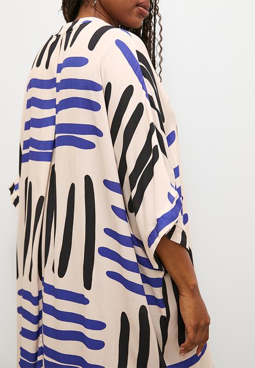 Superbalist - Short sleeve printed shirt dress - multi