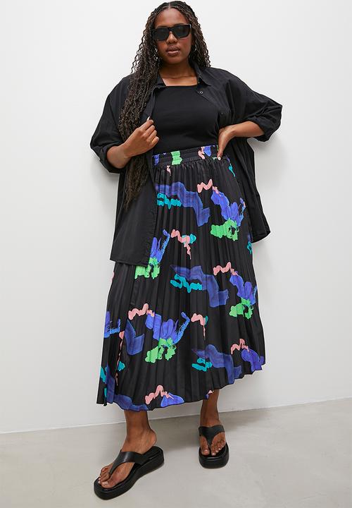 Superbalist - Modaxi pleated skirt - multi1
