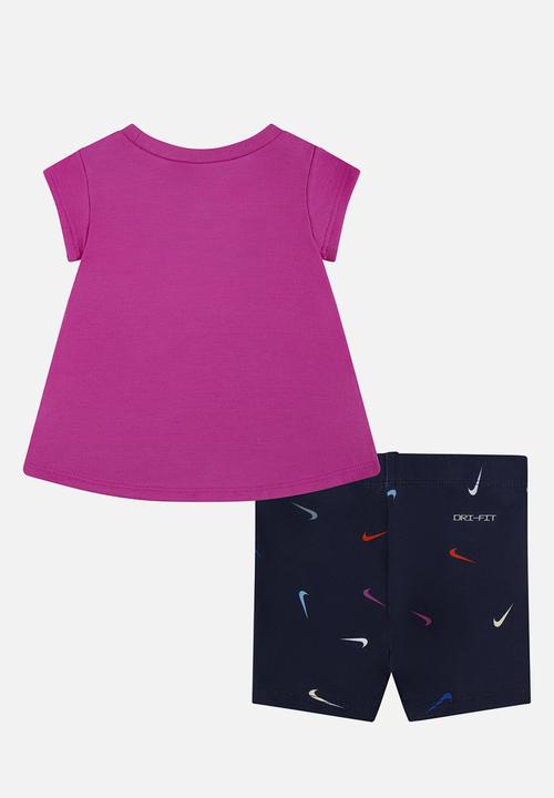 Nike - Nkg bike short set - obsidian