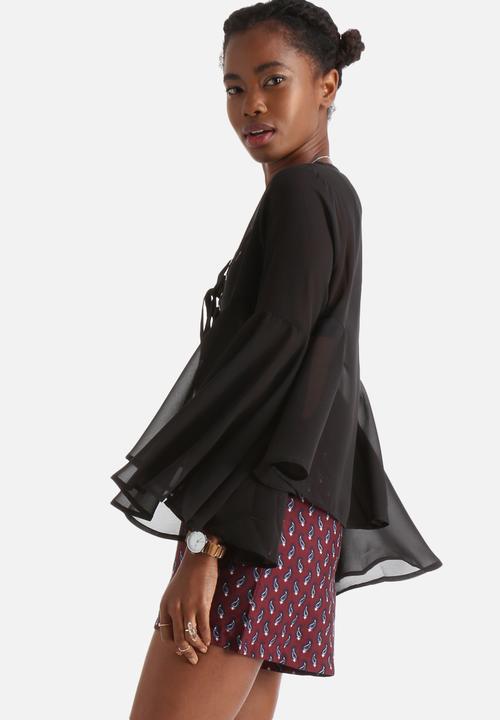 Influence. - Peasant Tie Up Blouse