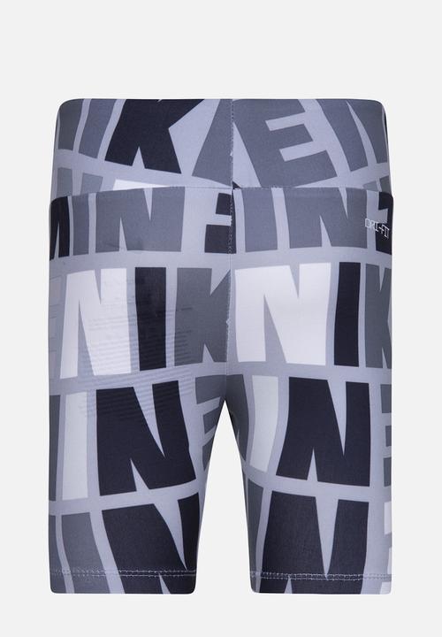 Nike - Nkg snack pack aop bike short - light smoke gray