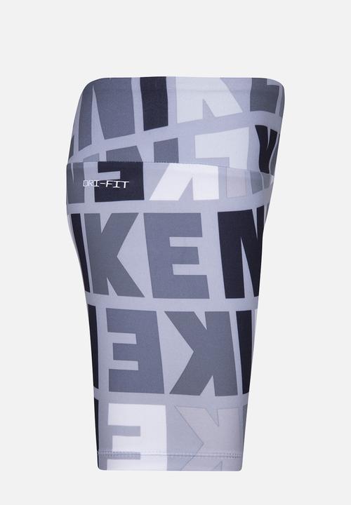 Nike - Nkg snack pack aop bike short - light smoke gray