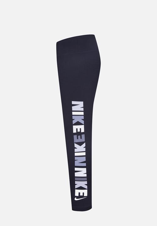 Nike - Nkg snack pack legging - obsidian