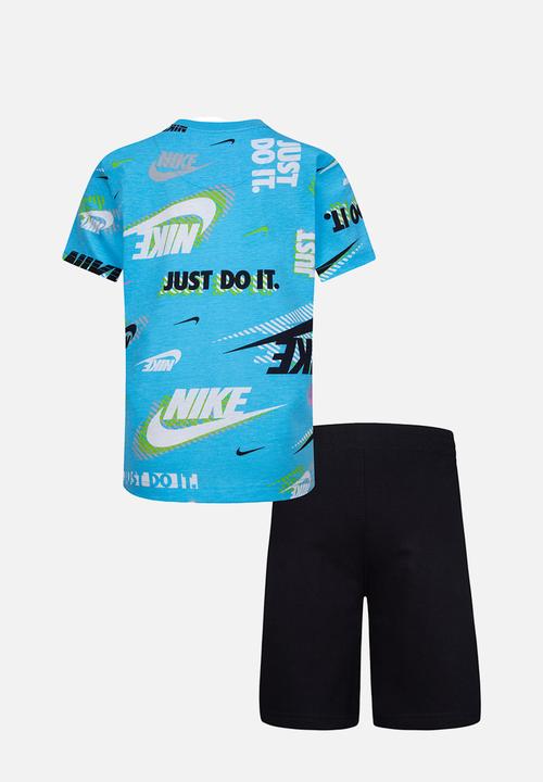 Nike - Nkb active joy short set - black & blue 