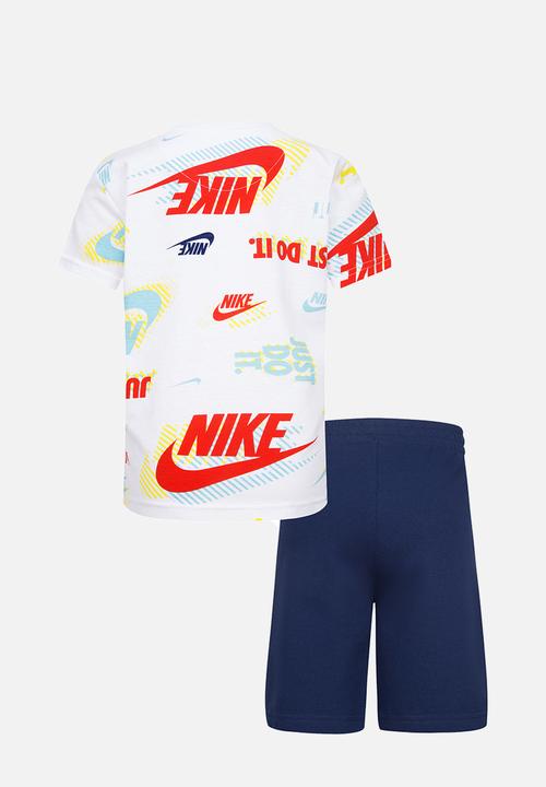 Nike - Nkb active joy short set - midnight navy & white 