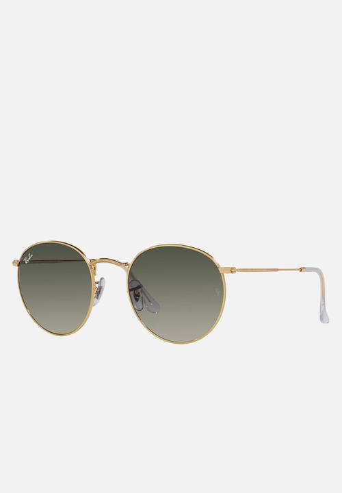 Ray-Ban - Round metal sunglasses 0rb3447 50 - gold
