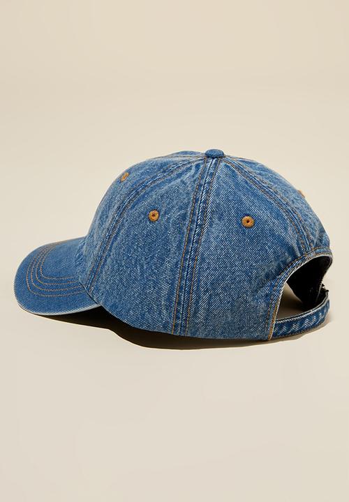 Rubi - Classic dad cap - washed denim/surfers blue