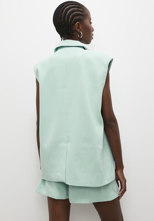 Superbalist - Sleeveless blazer - mint
