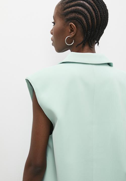 Superbalist - Sleeveless blazer - mint