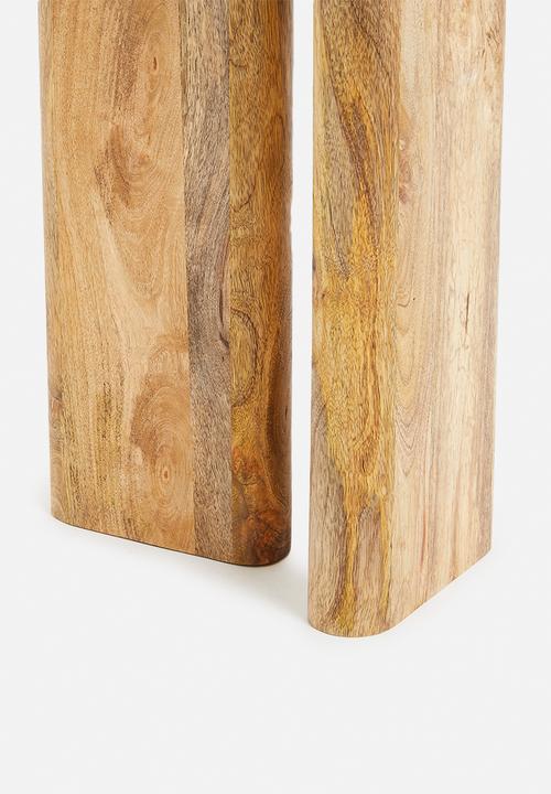 Sixth Floor - Eden mango wood and marble side table - natural