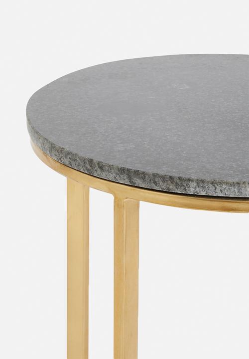 Sixth Floor - Calvin bedside table - gold