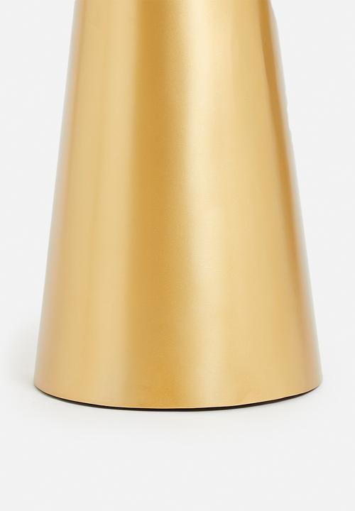 Sixth Floor - Harlow side table - gold