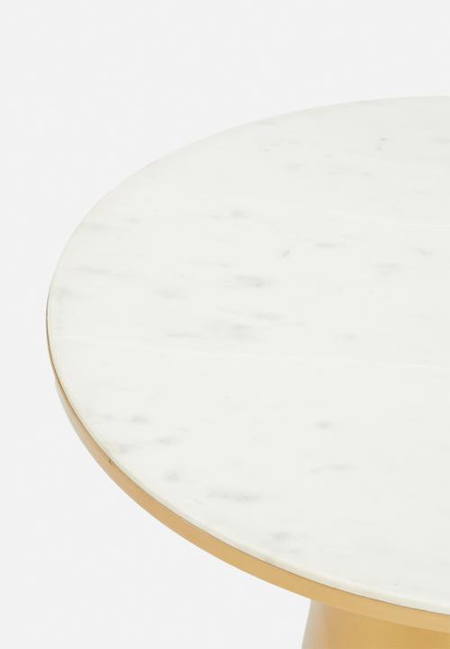 Sixth Floor - Harlow side table - gold