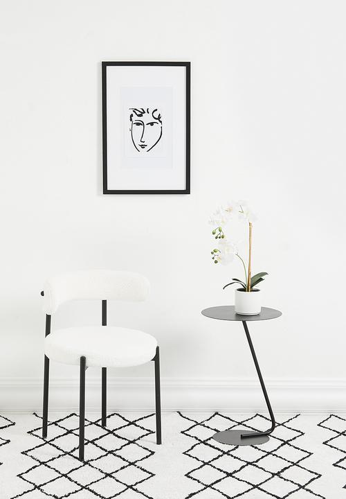 Sixth Floor - Rosalie side table - black
