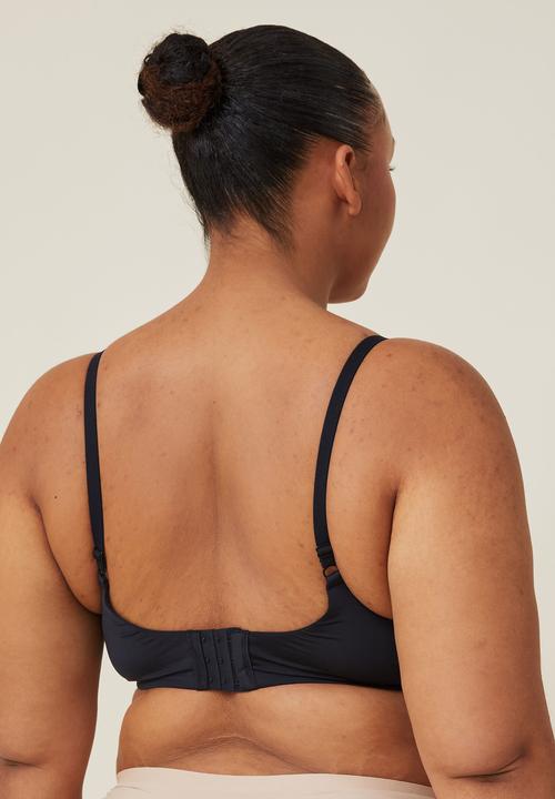 Cotton On - Ultimate comfort full coverage T-shirt bra - black