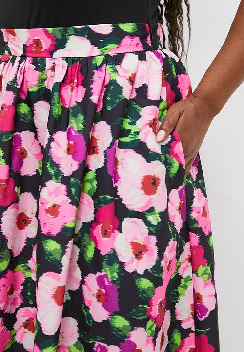 MILLA - Midaxi cricle skirt - floral print