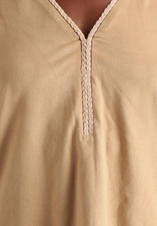 Influence. - Suede Braided Vest Top