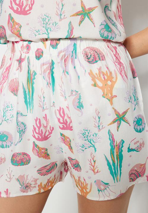 Trendyol - Under the sea strappy pj set - multi