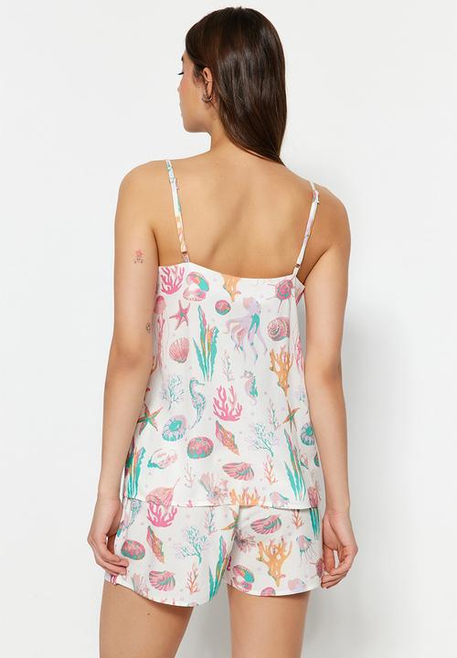Trendyol - Under the sea strappy pj set - multi