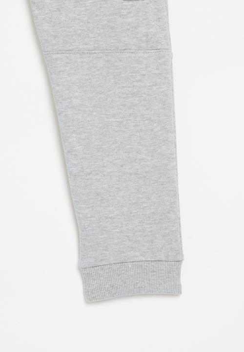 MINOTI - Fleece combat jogger - dark grey marl 