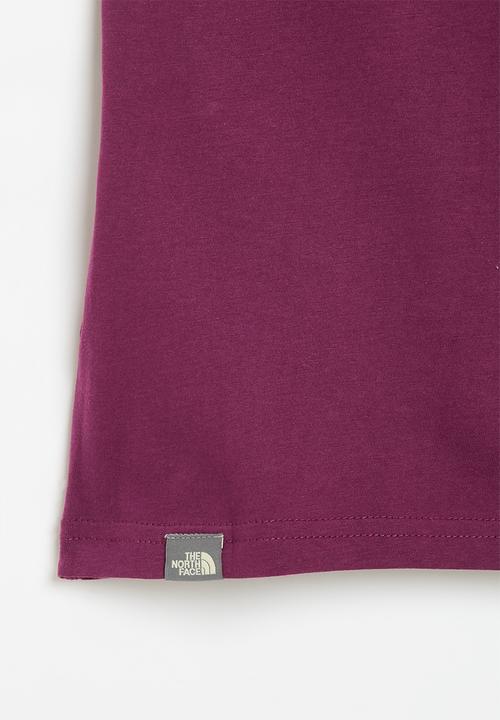 The North Face - Teen short sleeve simple dome tee - purple