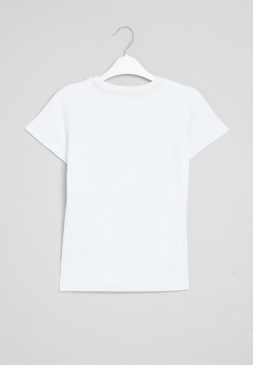 MINOTI - Boys basic astronaut crew tee - white