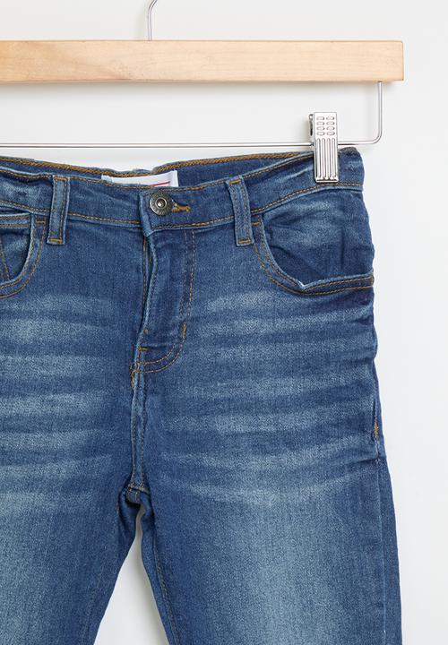 MINOTI - Boys blue basic regular denim jean - blue