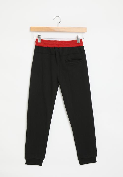 MINOTI - Fleece jogger - black 