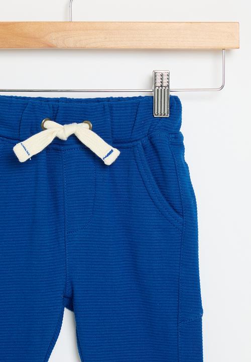 MINOTI - Ottoman fleece jogger - blue 