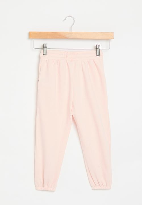 MINOTI - Girls basic fleece jogpant - pink