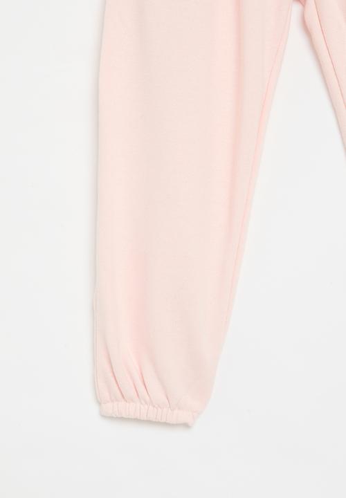 MINOTI - Girls basic fleece jogpant - pink
