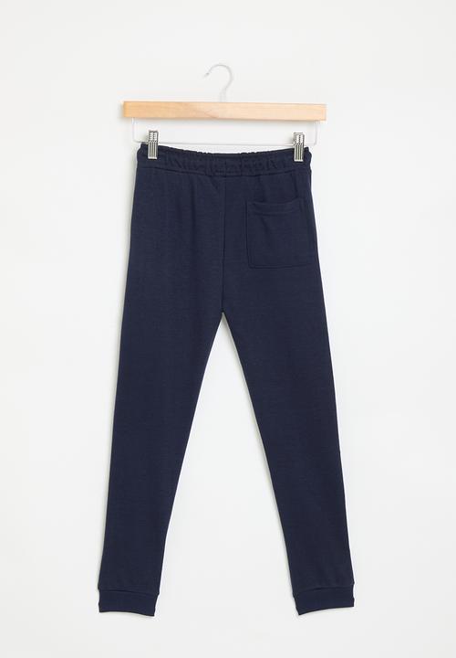 MINOTI - Boys basic athl dept fleece jogger - navy 
