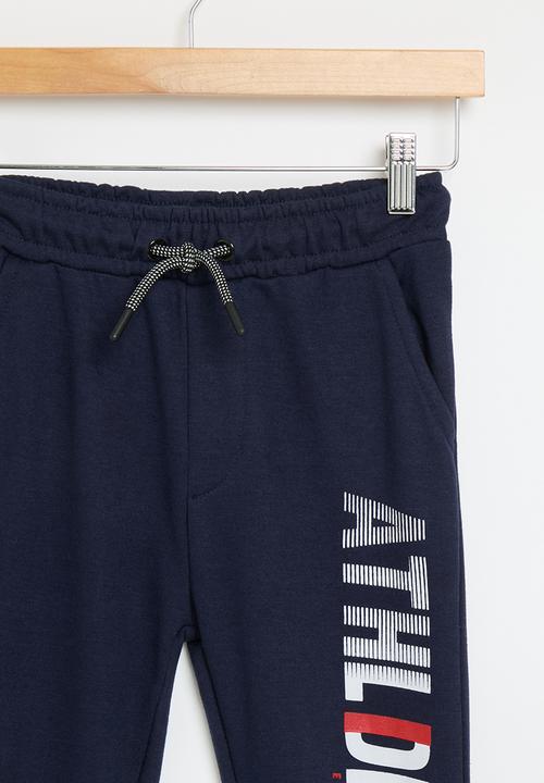 MINOTI - Boys basic athl dept fleece jogger - navy 