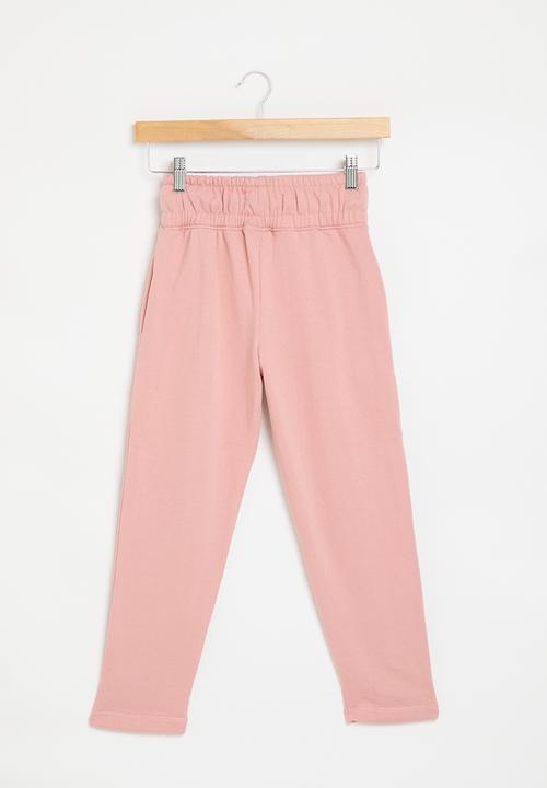 MINOTI - Loopback fleece jogger - pink