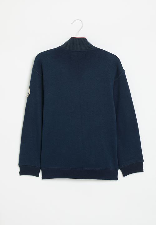 MINOTI - Zip thru fleece - navy 