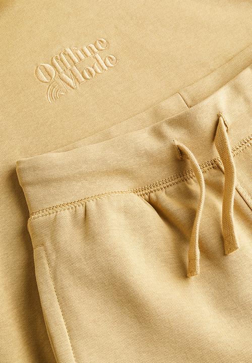 H&M - 2-Piece sweatshirt set - dusty yellow