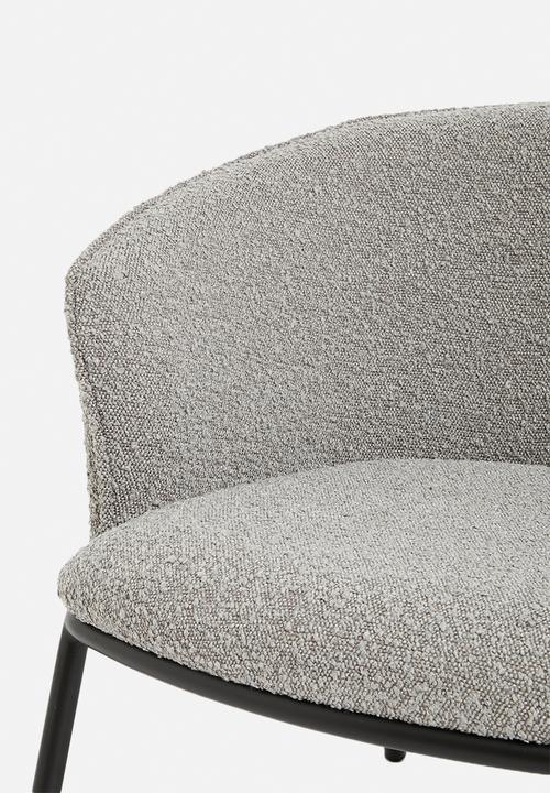 Sixth Floor - Duke lounge chair - grey sherpa