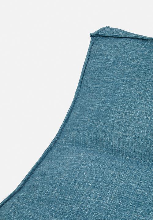 Sixth Floor - Bean bag chair - blue