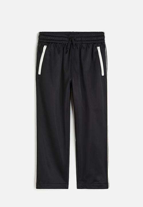 H&M - Joggers - black & white