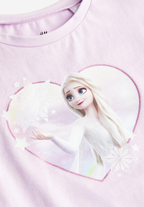 H&M - Printed t-shirt - lilac frozen 
