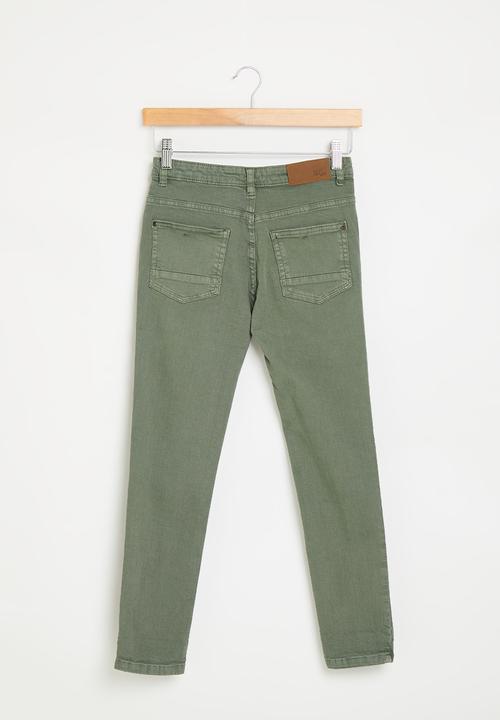 MINOTI - Boys basic twill pants - khaki