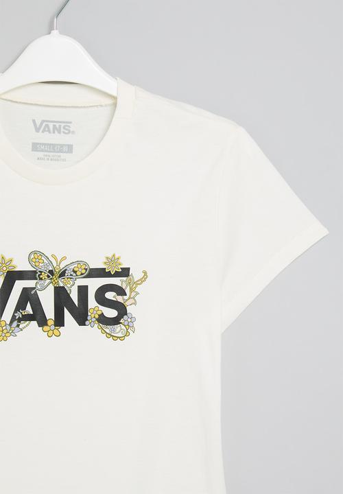 Vans - Trippy floral crew - white