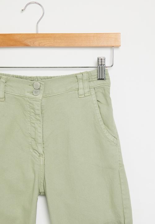 MINOTI - Girls basic twill combat pant - sage
