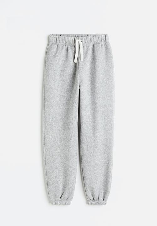 H&M - Loose fit joggers - light grey marl