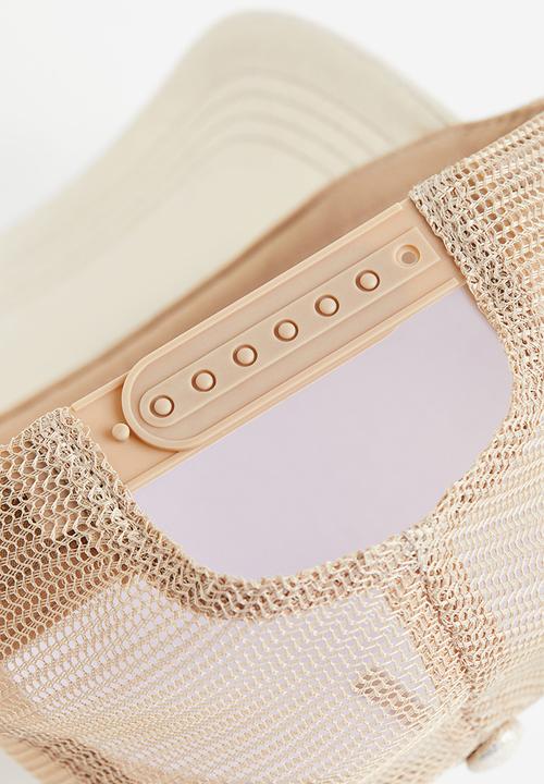 H&M - Motif-detail cap - light beige glitter
