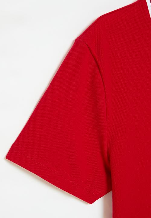 POLO - Boys oliver textured tee - red