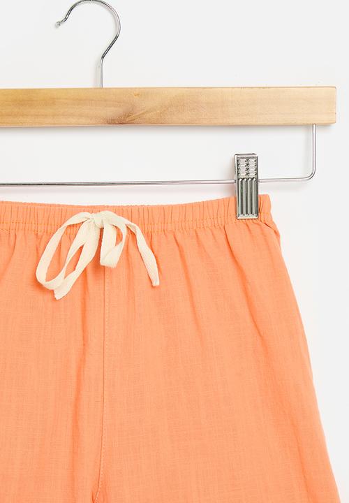 Pop Candy - Drawstring shorts - orange