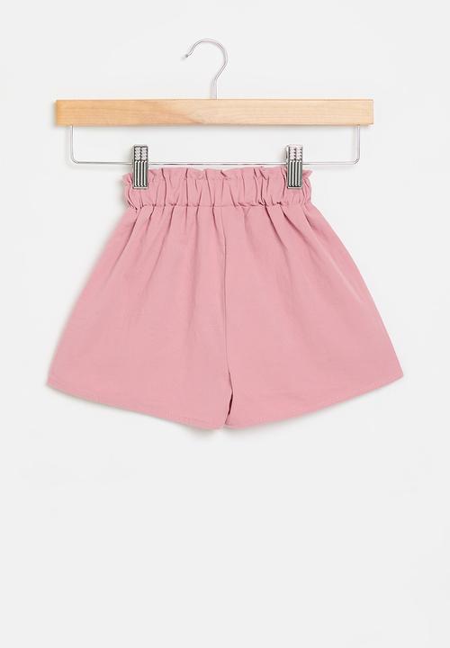 Pop Candy - Elasticated waist shorts - pink