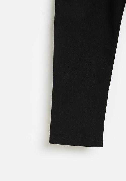 Pop Candy - Elasticated waist trousers - black
